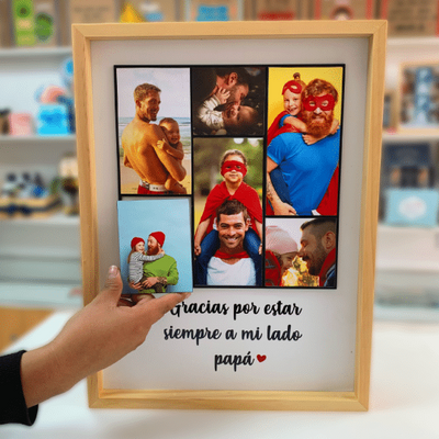 MS Regalos Personalizados | Cuadro en piezas | Fotos Papá | My Sign Lima Peru