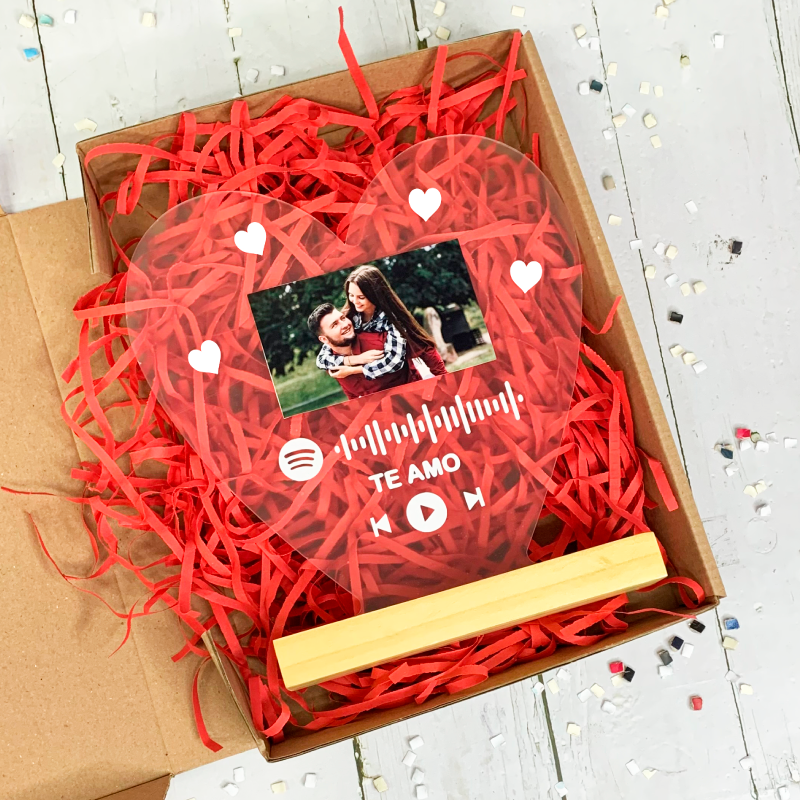 Cuadro acrilico personalizado corazón 2 - MS Regalos Personalizados Lima Peru