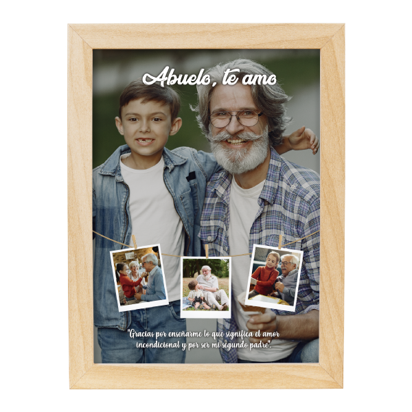 MS Regalos Personalizados | Cuadro Personalizado l Abuelo 03 | My Sign Lima Peru