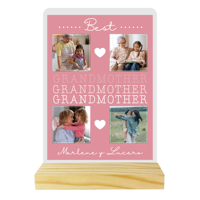 MS Regalos Personalizados | Cuadro Corazón Acrílico | Grandmother | My Sign Lima Peru