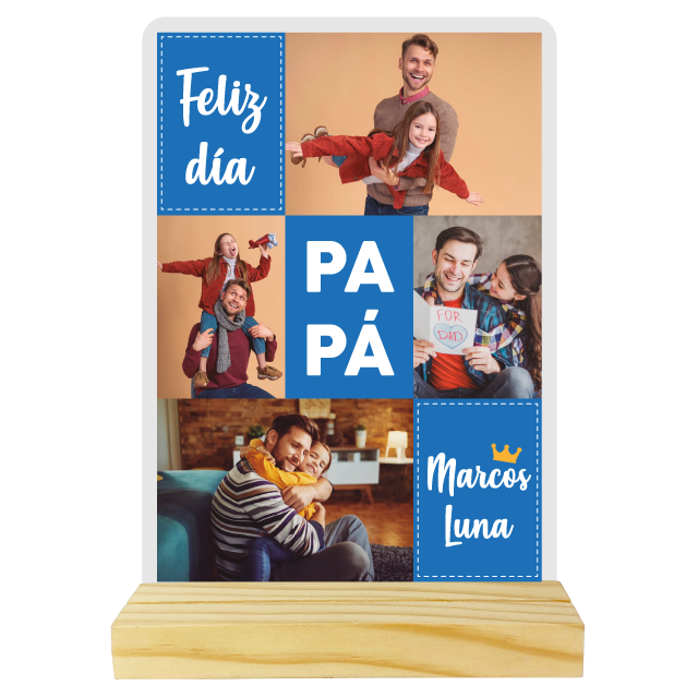 MS Regalos Personalizados | Cuadro Acrílico | Papá 2 | My Sign Lima Peru