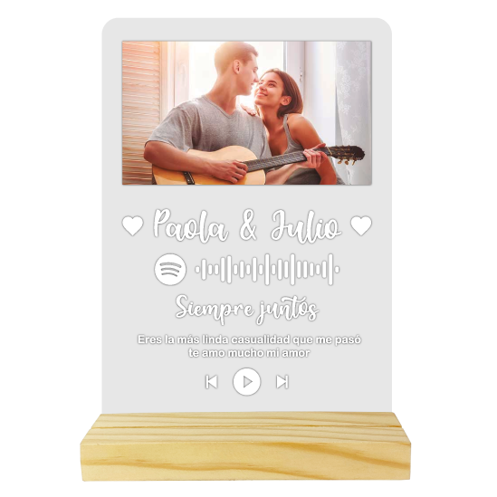 MS Regalos Personalizados | Cuadro Spotify | Siempre juntos | My Sign Lima Peru