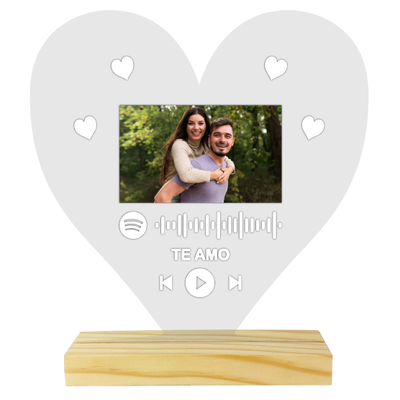 MS Regalos Personalizados | Cuadro Corazón Spotify | Te amo | My Sign Lima Peru