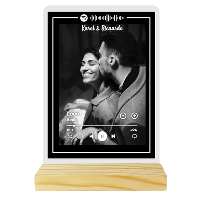 MS Regalos Personalizados | Cuadro Acrílico | Canción 02 | My Sign Lima Peru