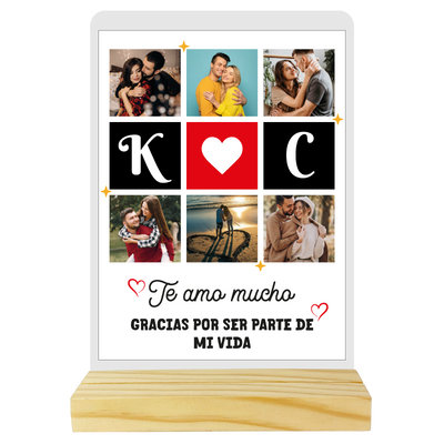 MS Regalos Personalizados | Cuadro Acrílico | Te amo mucho | My Sign Lima Peru