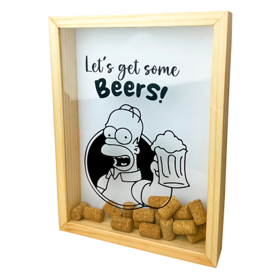 MS Regalos Personalizados | Alcancía de Corchos | Homero Cervezas | My Sign Lima Peru