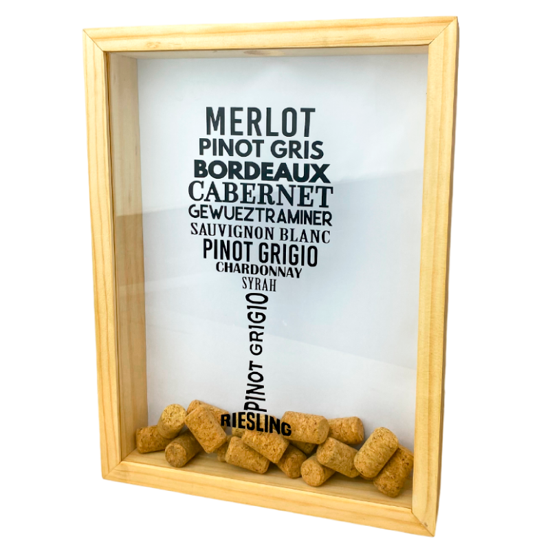 MS Regalos Personalizados | Alcancía de Corchos | Variedad vinos | My Sign Lima Peru