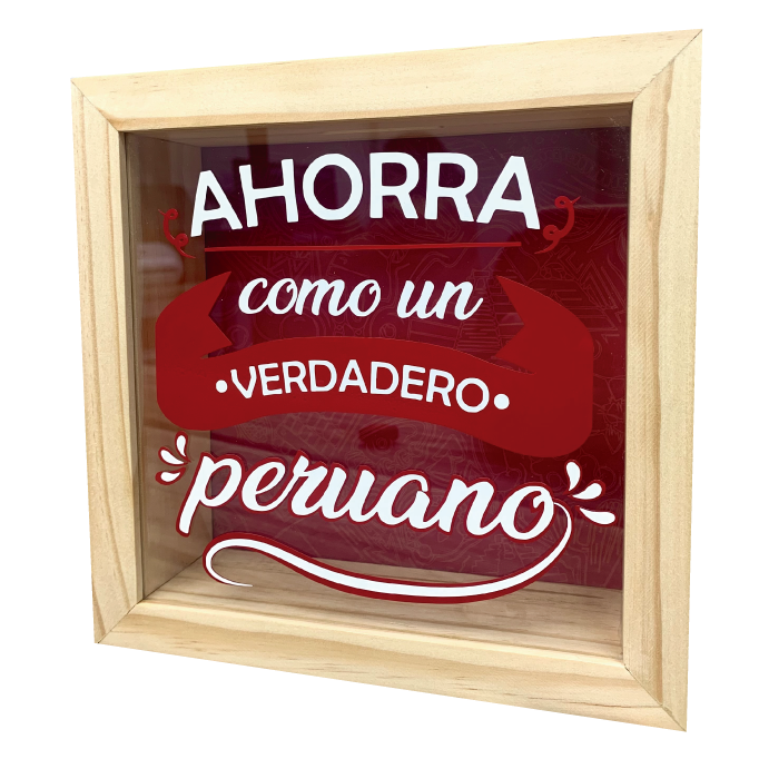 MS Regalos Personalizados | Alcancía personalizada | Ahorra como un verdadero peruano | My Sign Lima Peru