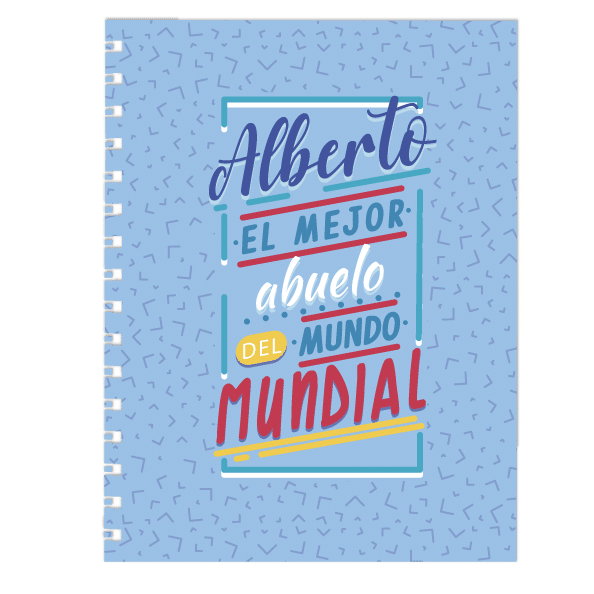 MS Regalos Personalizados | Block Personalizado l El mejor Abuelo | My Sign Lima Peru