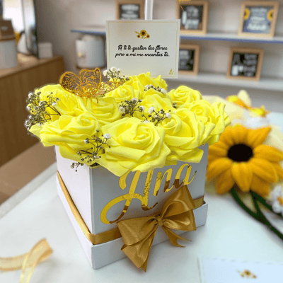 MS Regalos Personalizados | Pack Globo Flores Eternas | My Sign Lima Peru