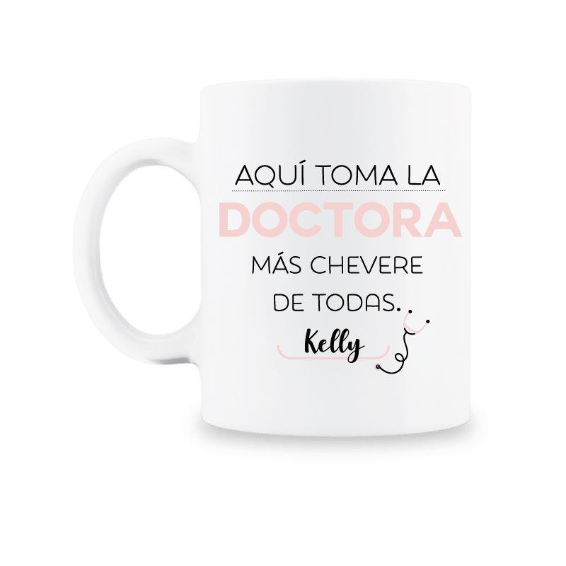 MS Regalos Personalizados | Taza Personalizada | La doctora más chevere | My Sign Lima Peru