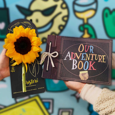 Girasol Natural + Álbum Our Adventure Book