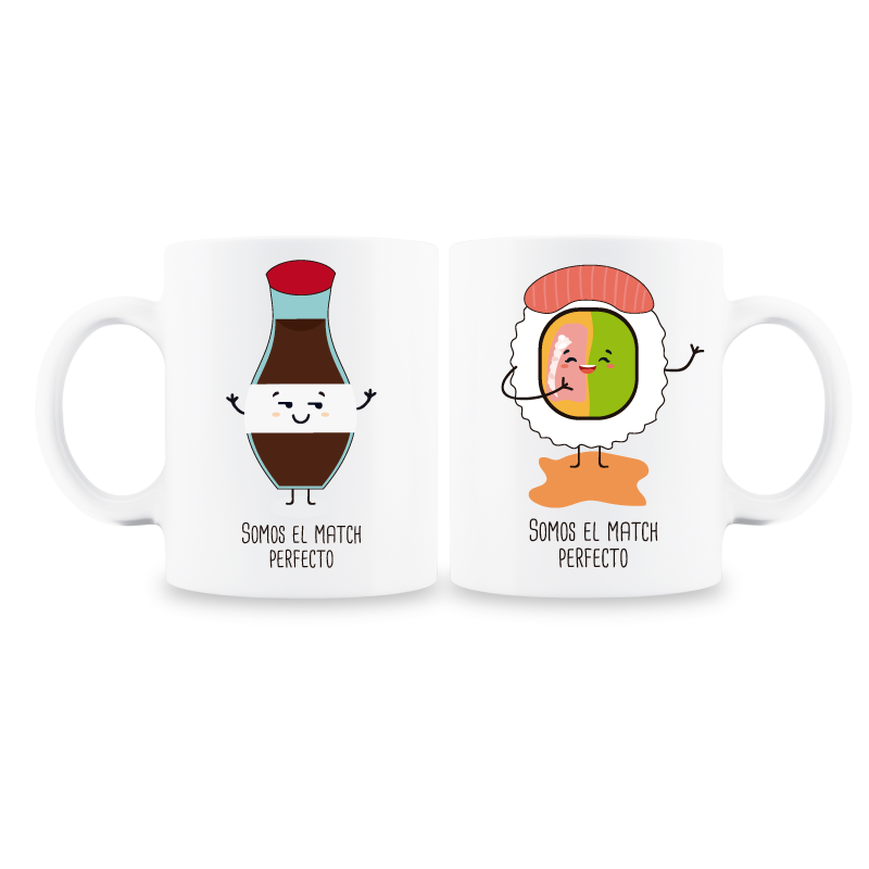 MS Regalos Personalizados | Tazas pareja personalizadas | Match perfecto | My Sign Lima Peru