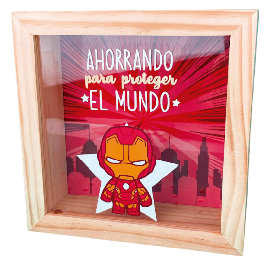 MS Regalos Personalizados | Alcancía personalizada | Iron Man | My Sign Lima Peru