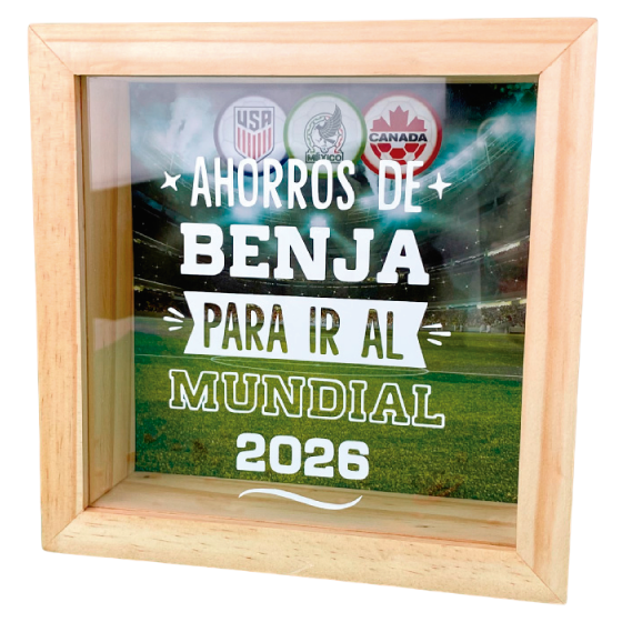 MS Regalos Personalizados | Alcancía personalizada | Para ir al mundial | My Sign Lima Peru