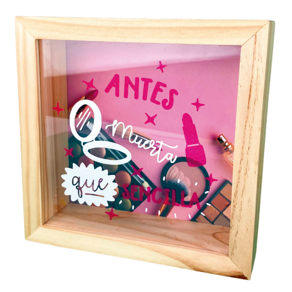 MS Regalos Personalizados | Alcancía personalizada | Antes muerta que sencilla | My Sign Lima Peru