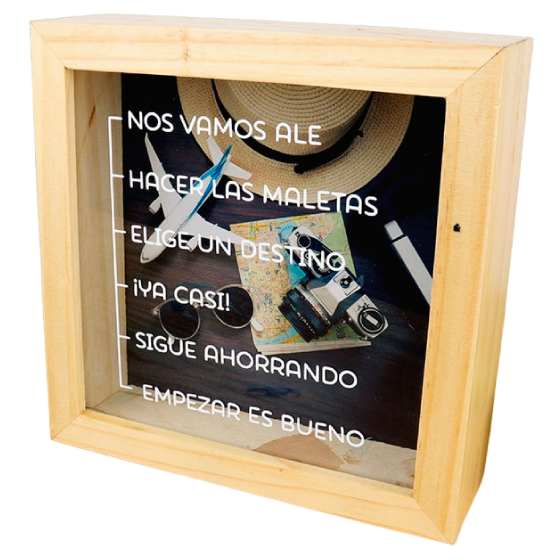 MS Regalos Personalizados | Alcancía personalizada | Empezar es bueno | My Sign Lima Peru