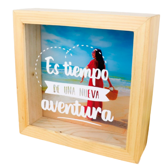 MS Regalos Personalizados | Alcancía personalizada | Es tiempo de una nueva aventura | My Sign Lima Peru