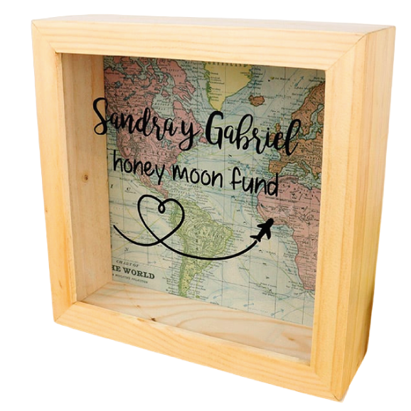 MS Regalos Personalizados | Alcancía personalizada | Honey Moon fund | My Sign Lima Peru