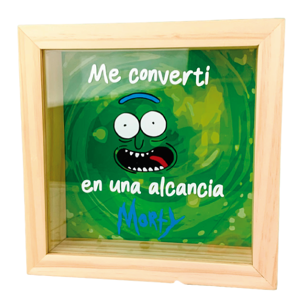 MS Regalos Personalizados | Alcancía personalizada | Me convertí en una alcancía Morty | My Sign Lima Peru