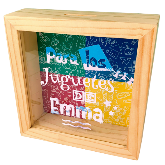 MS Regalos Personalizados | Alcancía personalizada | Para los juguetes de Emma | My Sign Lima Peru