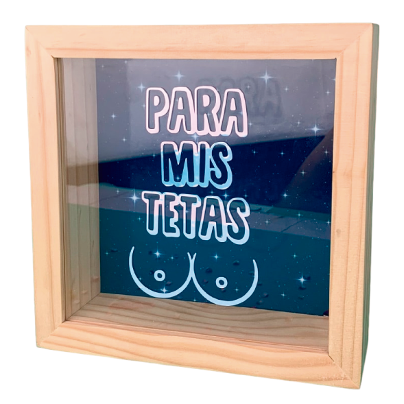 MS Regalos Personalizados | Alcancía personalizada | Para mis tetas | My Sign Lima Peru