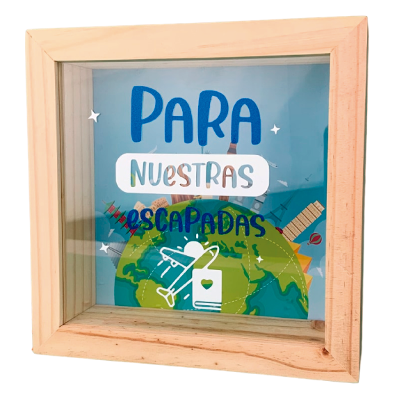 MS Regalos Personalizados | Alcancía personalizada | Para nuestras escapadas | My Sign Lima Peru