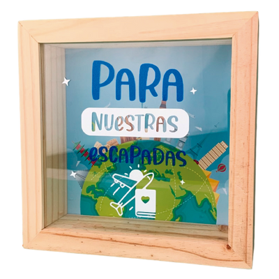 MS Regalos Personalizados | Alcancía personalizada | Para nuestras escapadas | My Sign Lima Peru