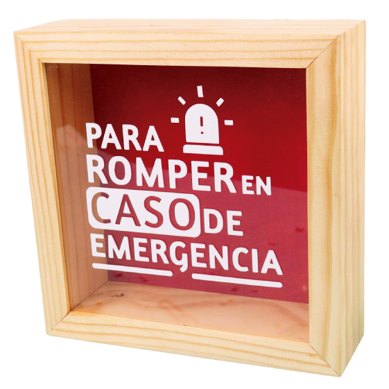 MS Regalos Personalizados | Alcancía personalizada | Para romper en caso de emergencia | My Sign Lima Peru