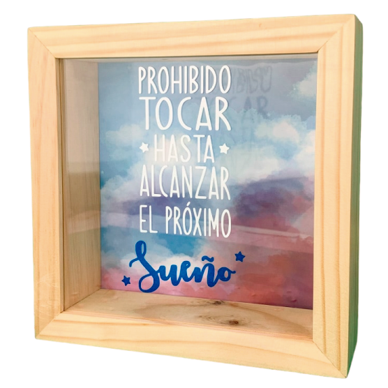 MS Regalos Personalizados | Alcancía personalizada | Prohibido tocar hasta | My Sign Lima Peru