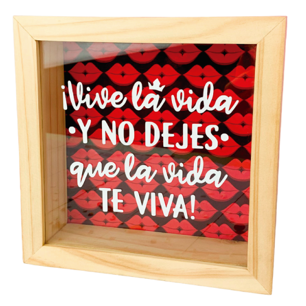 MS Regalos Personalizados | Alcancía personalizada | Vive la vida | My Sign Lima Peru