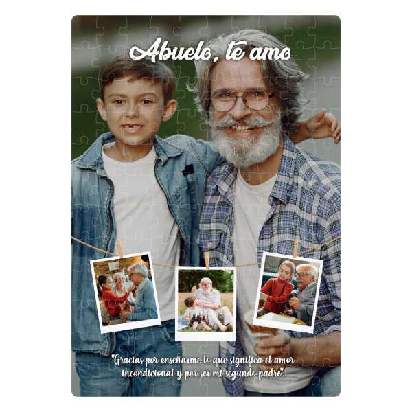 MS Regalos Personalizados | Rompecabezas Personalizado | Abuelo 03 | My Sign Lima Peru