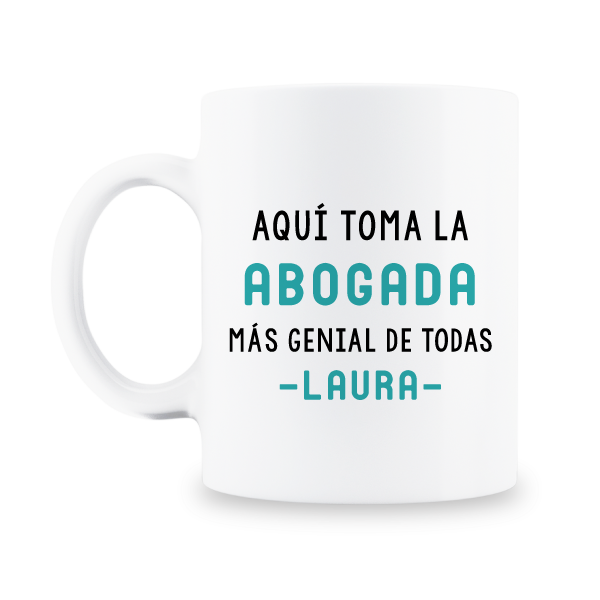 MS Regalos Personalizados | Taza personalizada | Abogada genial | My Sign Lima Peru