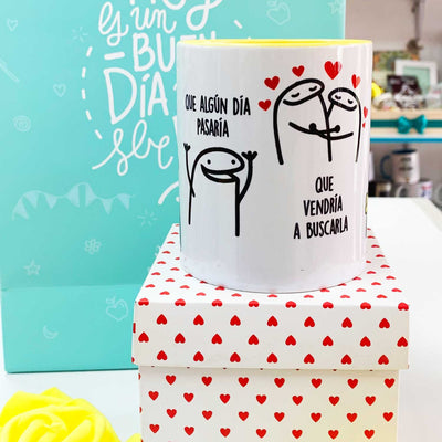 Taza Personalizada | Flores amarillas 02