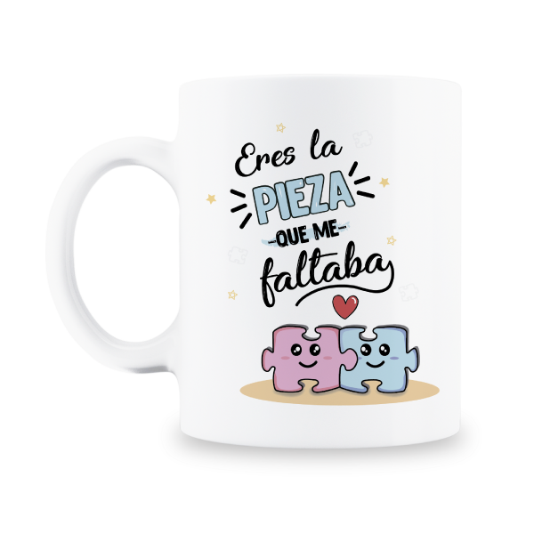 MS Regalos Personalizados | Taza personalizada | Eres la pieza que me faltaba | My Sign Lima Peru