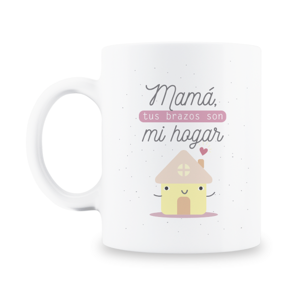 MS Regalos Personalizados | Taza personalizada | Mamá eres mi hogar | My Sign Lima Peru