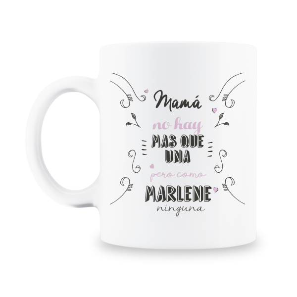 MS Regalos Personalizados | Taza personalizada | Mamá no hay más que una | My Sign Lima Peru