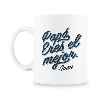 MS Regalos Personalizados | Taza personalizada | Papá eres el mejor | My Sign Lima Peru
