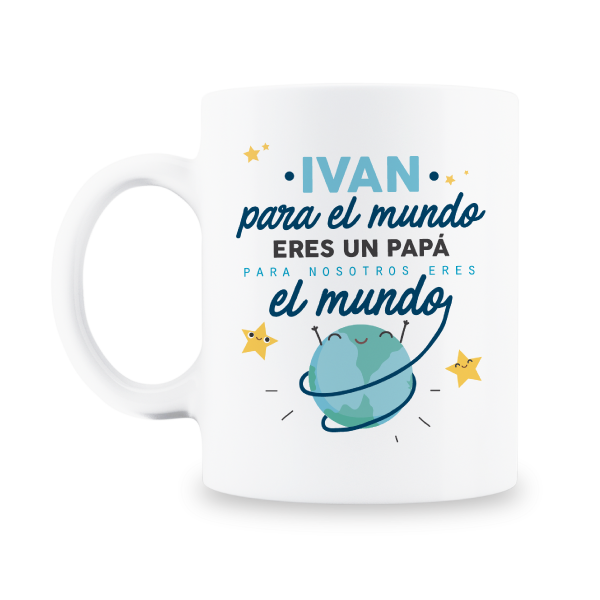 MS Regalos Personalizados | Taza personalizada | Para el mundo eres un papá | My Sign Lima Peru