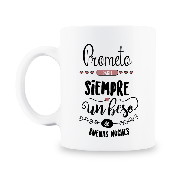 MS Regalos Personalizados | Taza personalizada | Prometo un beso | My Sign Lima Peru