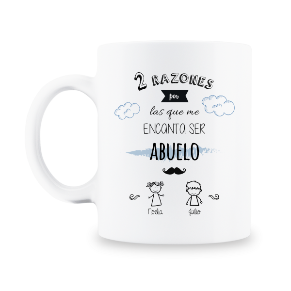 MS Regalos Personalizados | Taza personalizada | Razones para ser abuelos | My Sign Lima Peru