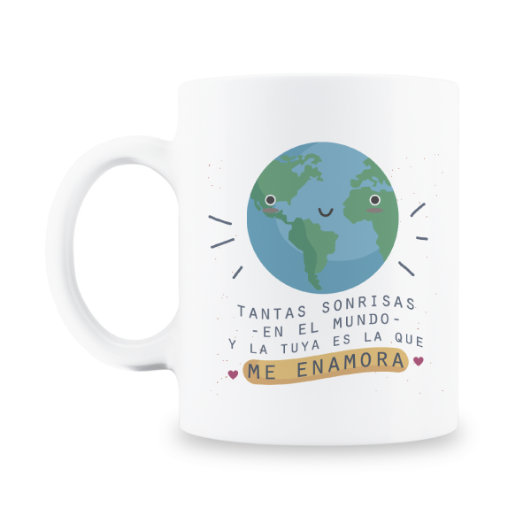 MS Regalos Personalizados | Taza personalizada | Tantas sonrisas en el mundo | My Sign Lima Peru