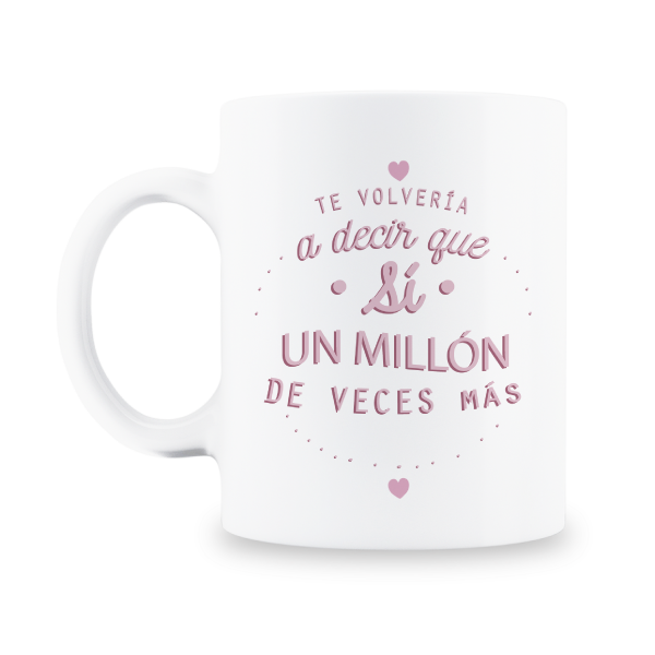 MS Regalos Personalizados | Taza personalizada | Te volvería a decir que sí | My Sign Lima Peru