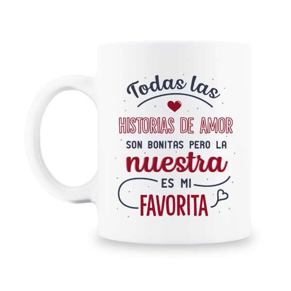 MS Regalos Personalizados | Taza personalizada | Todas las historias de amor | My Sign Lima Peru
