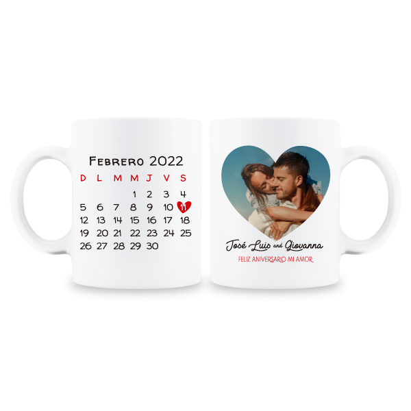 MS Regalos Personalizados | Tazas pareja personalizadas | Calendario | My Sign Lima Peru