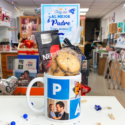 MS Regalos Personalizados | Mini Box Taza Papá 02 | My Sign Lima Peru