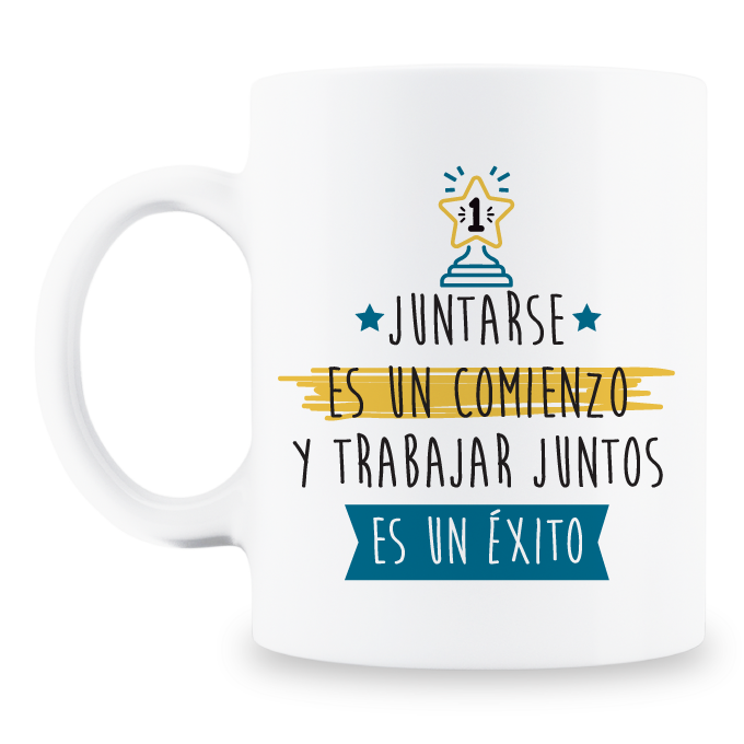 MS Regalos Personalizados | Taza Personalizada | Juntarse es un comienzo | My Sign Lima Peru