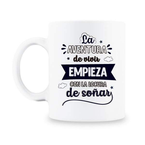 MS Regalos Personalizados | Taza personalizada | La aventura de vivir | My Sign Lima Peru