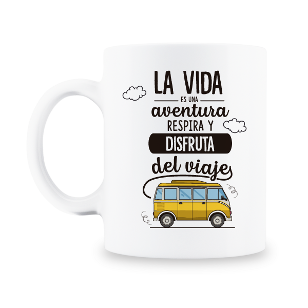MS Regalos Personalizados | Taza personalizada | La vida es una aventura | My Sign Lima Peru