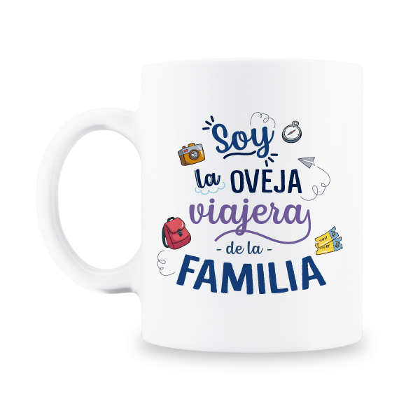 MS Regalos Personalizados | Taza personalizada | Oveja viajera 02 | My Sign Lima Peru
